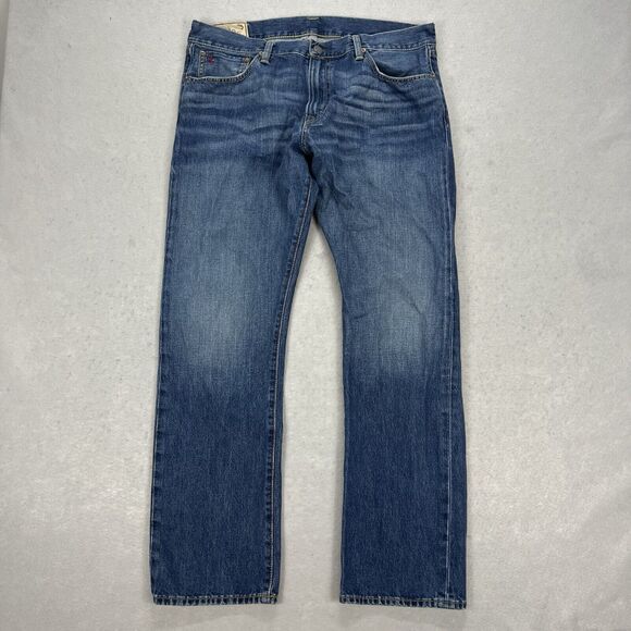 Polo Ralph Lauren Other - Polo Ralph Lauren Men’s Hampton Relaxed Straight Jeans Medium Wash Denim 35x30